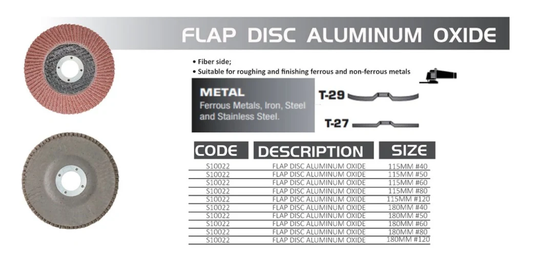 115mm Abrasive Sheet Aluminia Zironia Blue Flap Disc Economic Cost with Best Quality