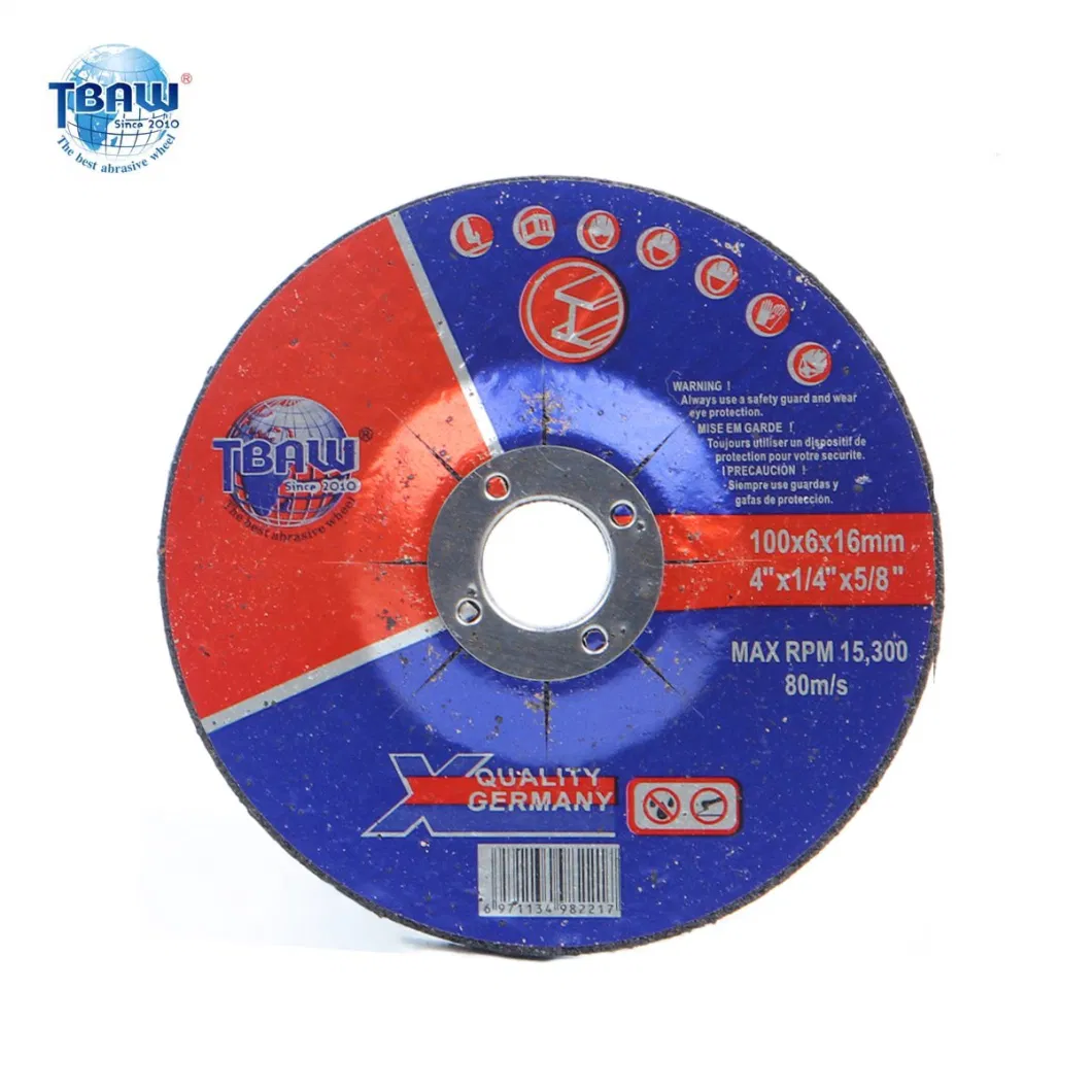 Metal Grinder 4 Inch Alumina Customizable Cutting Disc Cutting Wheel