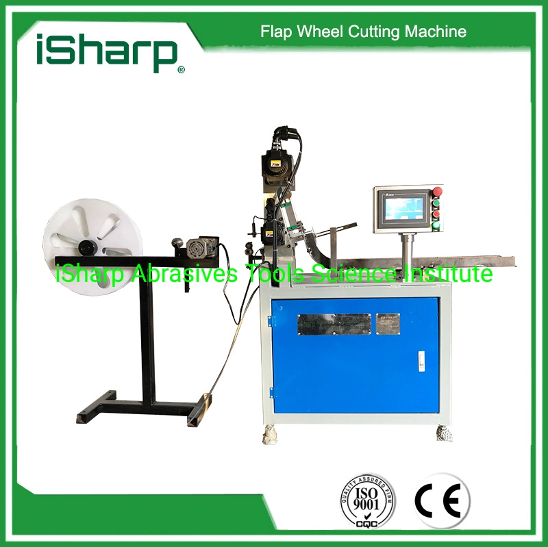Factory Direct Flap Wheel Making Producing Machine Abrasive Flap Wheel Cutting Machine