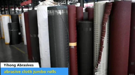 Yihong Hardware Tools Zirconia Aluminum Coated Jumbo Roll Abrasive Cloth Roll for Flap Disc Flap Wheel Making